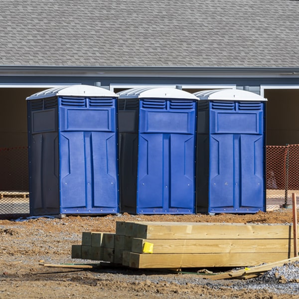 what is the maximum capacity for a single portable restroom in Hazel Dell WA